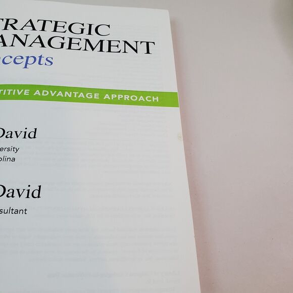 Strategic Management : A Competitive Advantage Approach Concepts 16th Ed READ - Picture 11 of 15